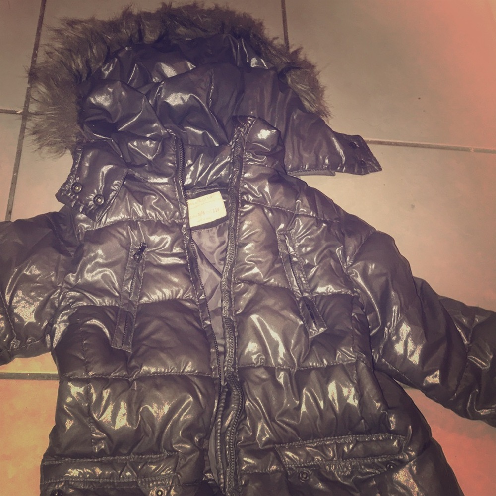 Girls Zara puffer jacket